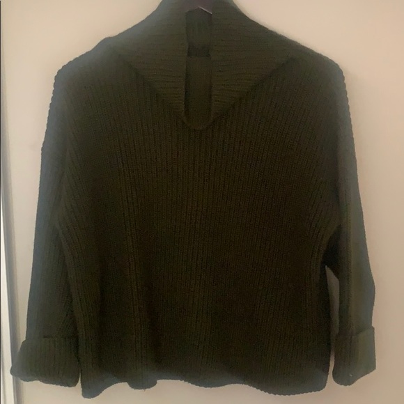 Crop Funnelneck Sweater - Picture 1 of 4